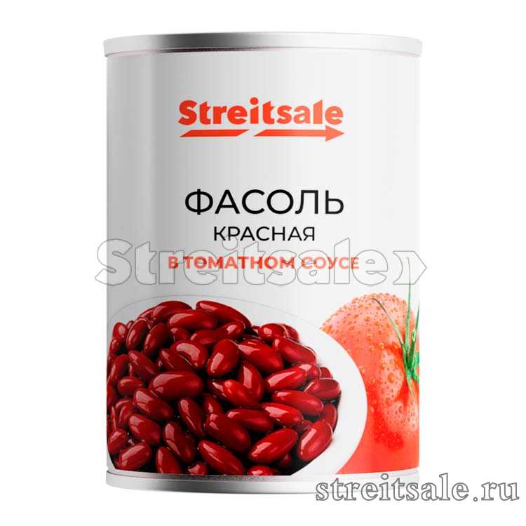Фасоль красная в томатном соусе ГОСТ