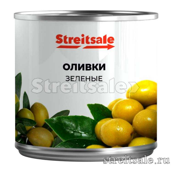 Зелёные оливки без косточки 8 кг Испания