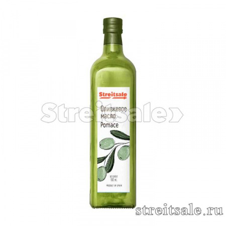 Масло оливковое Pomace  (Olive-Pomace Oil) в стеклянной бутылке 500мл